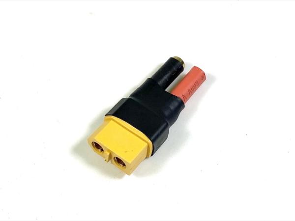 Adapter 4mm Goldkontaktsteckern (M) auf XT60 (W) Kompakt-Version